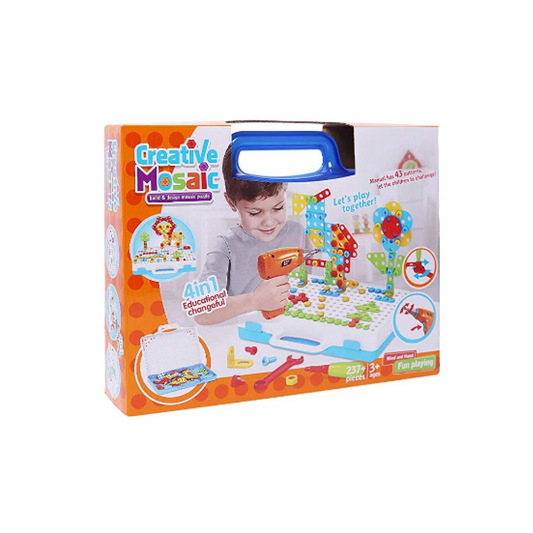 PIECES CREATIVE TOY DRILL PUZZLE SET