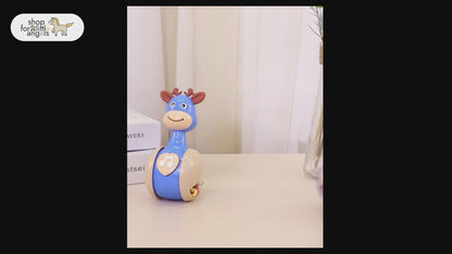 SLIDING DEER BABY TUMBLER RATTLE 3 IN 1